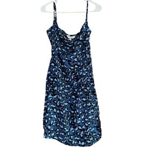 NWT Brave Soul blue cheetah print dress